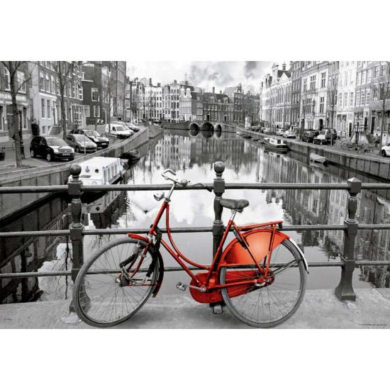 Puzzle Educa Amsterdam, A Bicicleta Vermelha 1000 Peças MINIATU