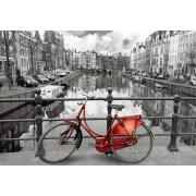 Puzzle Educa Amsterdam, A Bicicleta Vermelha 1000 Peças