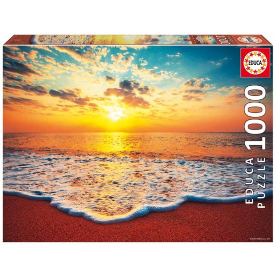 Puzzle Educa Sunset on the Beach 1000 peças