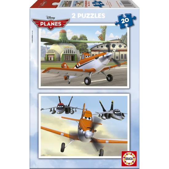Puzzle Educa Aviões, Planos 2 x 20 Peças