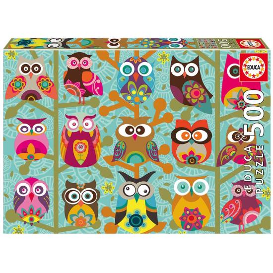 Puzzle Educa Corujas 500 Peças