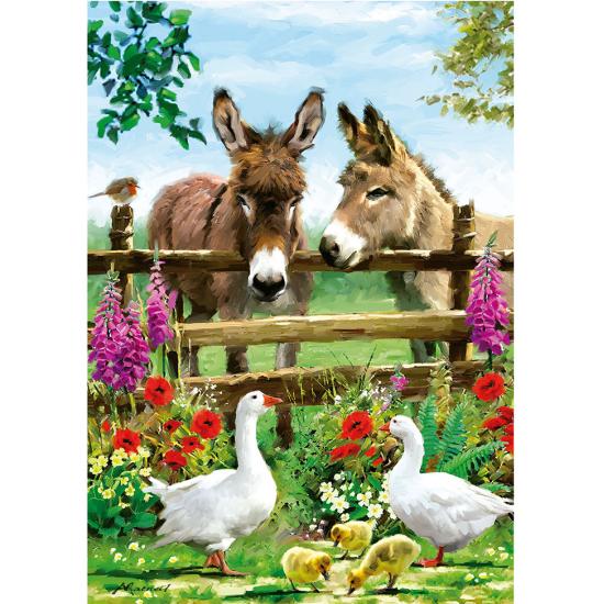 Puzzle Educa Burros 500 Peças Puzzle Educa Burros 500 Peças