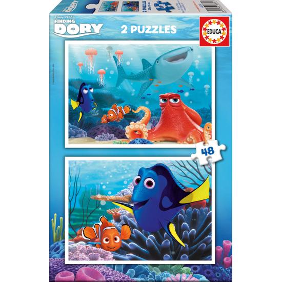 Puzzle Educa Procurando Dory 2 x 48 peças