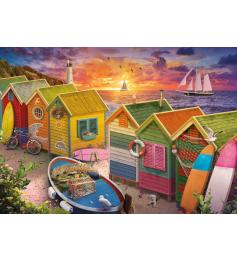 Puzzle Educa Cabanas de Praia 500 Peças