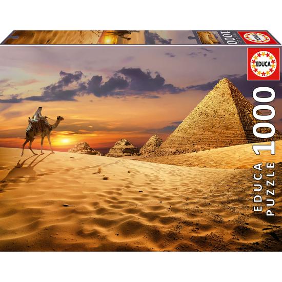 Puzzle Educa Camelo no Deserto de 1000 Peças