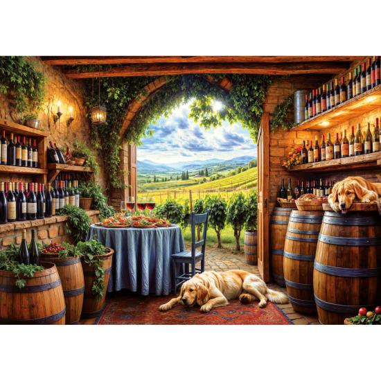 Puzzle Educa Canes et Vinum 1000 peças