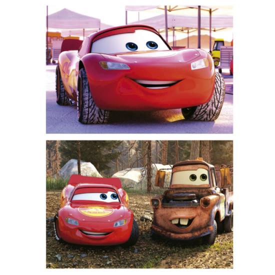 Puzzle Educa Carros On The Road de 2 x 16 Peças Madeira