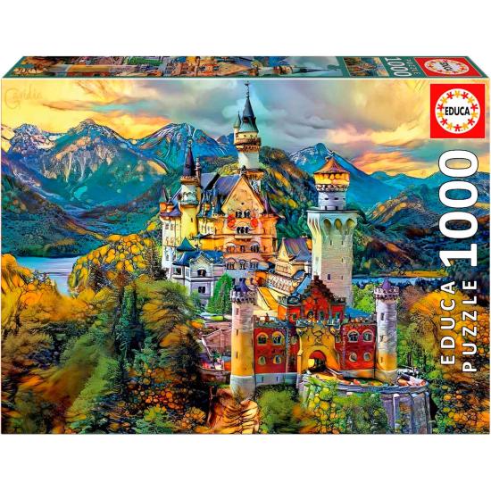 Puzzle Educa Castelo de Neuschwanstein de 1000 Peças Puzzle Educa Castelo de Neuschwanstein de 1000 Peças