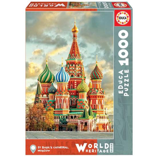 Puzzle Educa Catedral de São Basílio, Moscou de 1000 peça