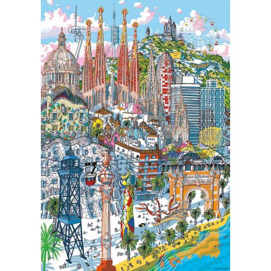 Puzzle Educa City Barcelona 200 peças