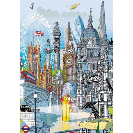 Puzzle Educa City London 200 peças
