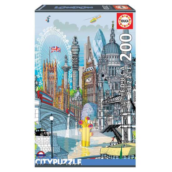 Puzzle Educa City London 200 peças