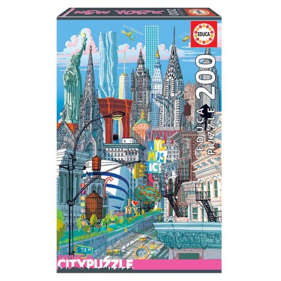 Puzzle Educa City New York 200 peças
