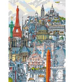Puzzle Educa City Paris 200 peças