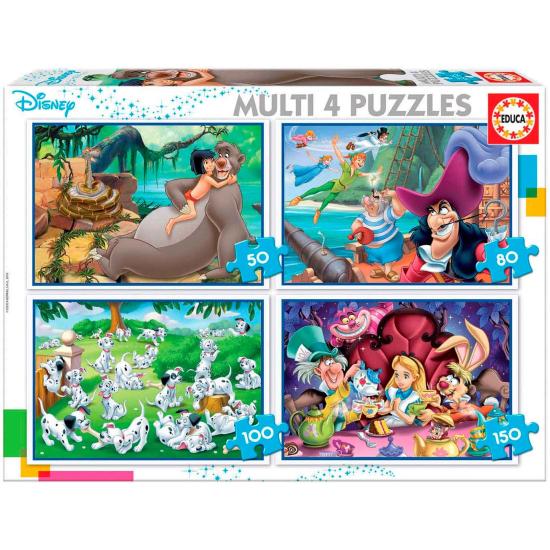 Puzzle Educa Classics Disney Multi Progressivo 50+80+100+150