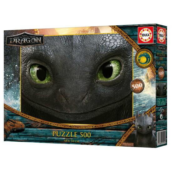 Puzzle Educa How to Train Dragon de 500 peças