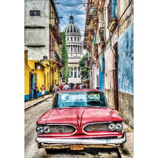 Puzzle Educa Car em Havana 1000 Peças Puzzle Educa Car em Havana 1000 Peças