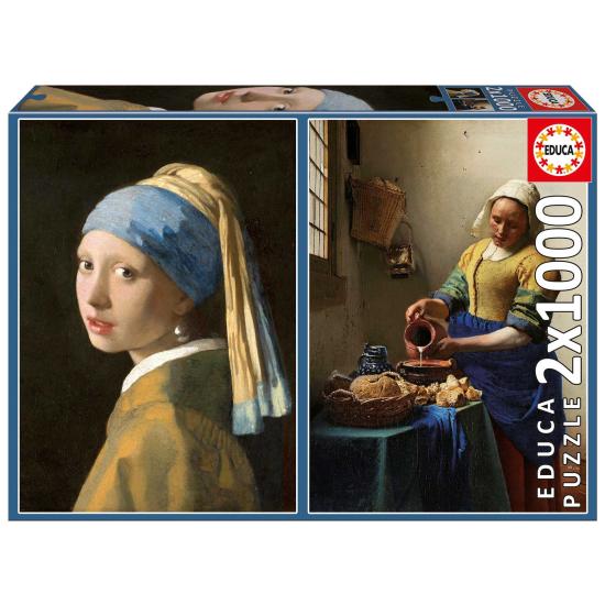 Puzzle Educa Coleção Jan Vermeer 2x1000 Peças