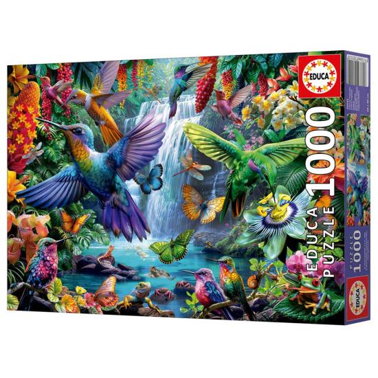 Puzzle Educa Beija-Flores Tropicais de 1000 peças