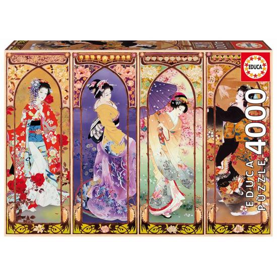Puzzle de colagem japonesa Educa 4.000 peças