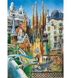 Puzzle Educa Gaudí Colagem (Peças Miniaturas) de 1000 Peças