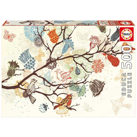 Puzzle Educa Composição Floral de 500 Peças