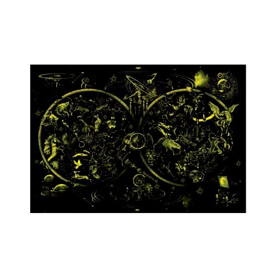 Puzzle Educa Constelaçoes Efeito Neon 1000 Peças