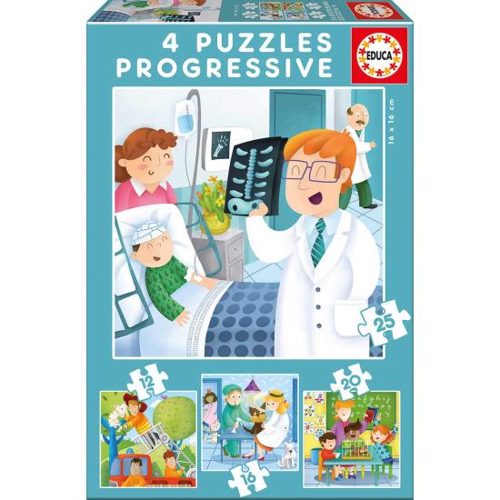 Puzzle educacional quando crescer quero ser progressivo 1