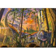 Puzzle Educa Curious Dinosaurs 500 Peças