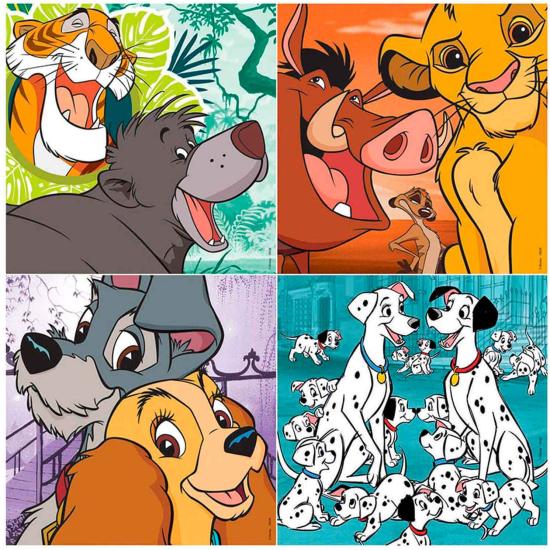 Puzzle progressivo Educa Disney Animals 2 12+16+20+25 peç
