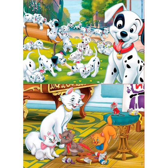 Puzzle Educa Disney Animals 2 x 25 peças de madeira