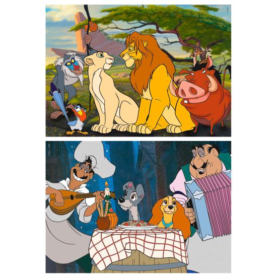 Puzzle Educa Disney Animals de 2 x 48 Peças