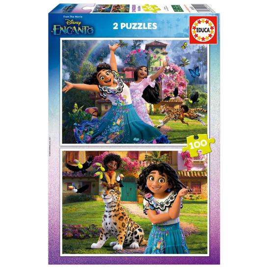 Puzzle Educa Disney Charm 2 x 100 peças