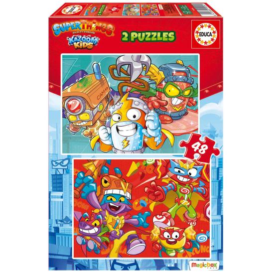 Educa Superthings Puzzle 2 x 48 Peças