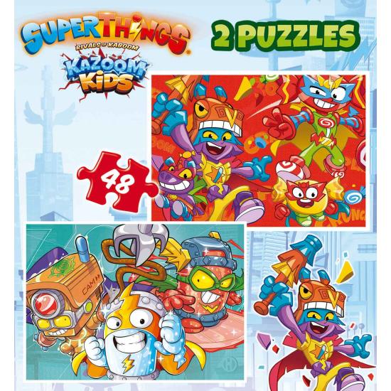 Educa Superthings Puzzle 2 x 48 Peças
