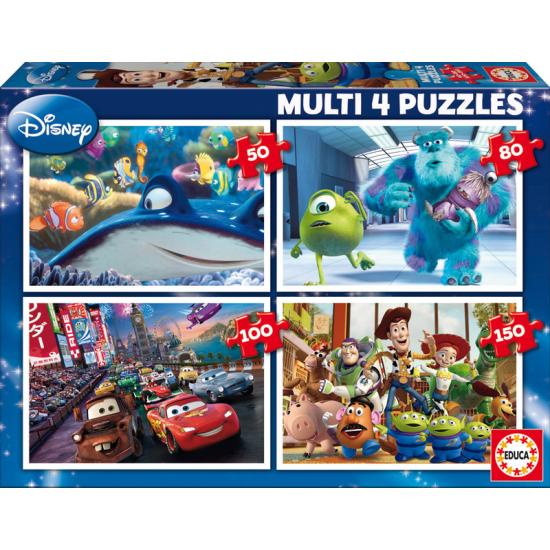 Puzzle Educa Disney Pixar Multi Progressivo 50+80+100+150