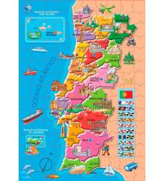 Puzzle Educa Distritos de Portugal de 150 Peças