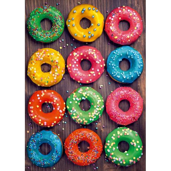 Puzzle Educa rosquinhas coloridas 500 peças Puzzle Educa rosquinhas coloridas 500 peças