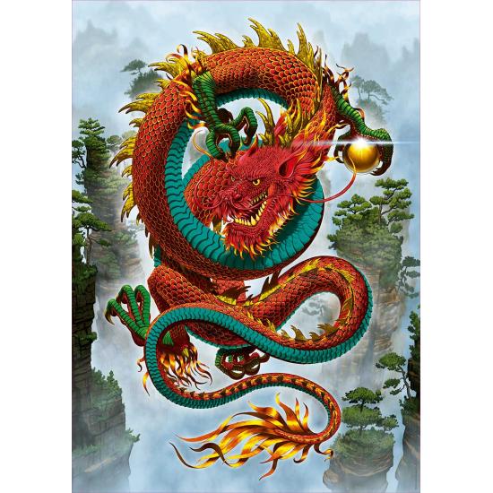 Puzzle Educa Dragon of Good Fortune 500 peças
