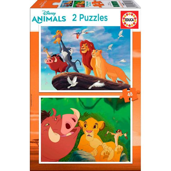 Puzzle Educacional O Rei Leão 2 x 48 Peças