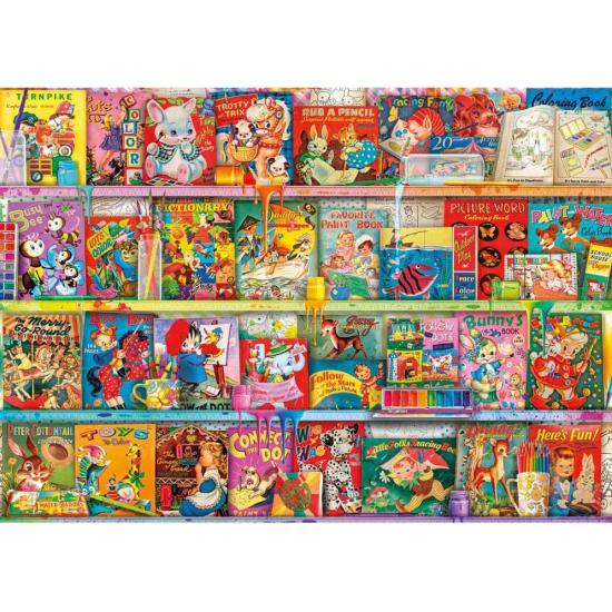 Puzzle Educa O Cantinho Dos Livros Engraçados E Kitsch de 1500 p