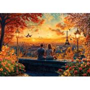 Puzzle Educa Amantes Em Paris de 1500 peças