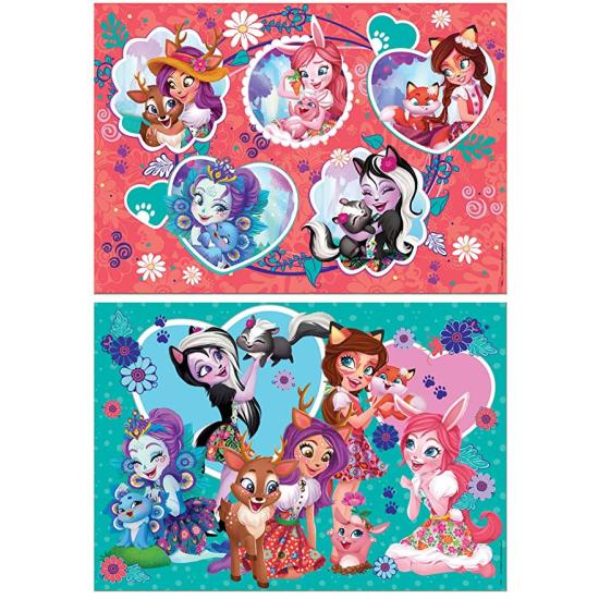 Puzzle Educa Enchantimals 2 x 100 peças
