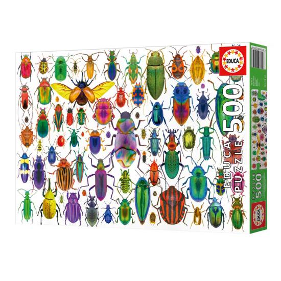 Puzzle Educa Besouros 500 Peças