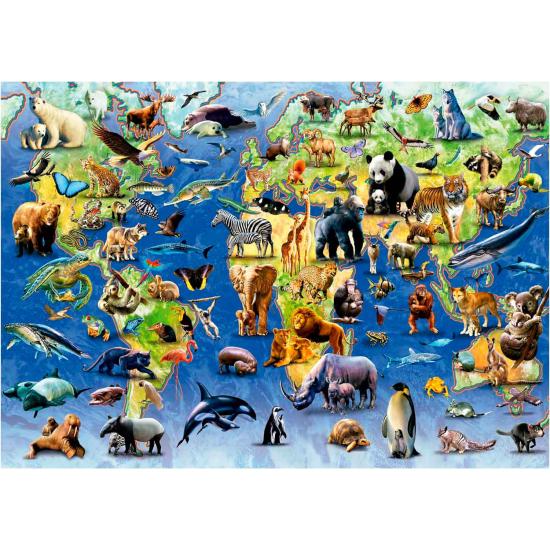 Puzzle Educa Espécies em Perigo de 500 peças