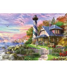 Puzzle Educa Lighthouse em Rock Bay 1000 Peças