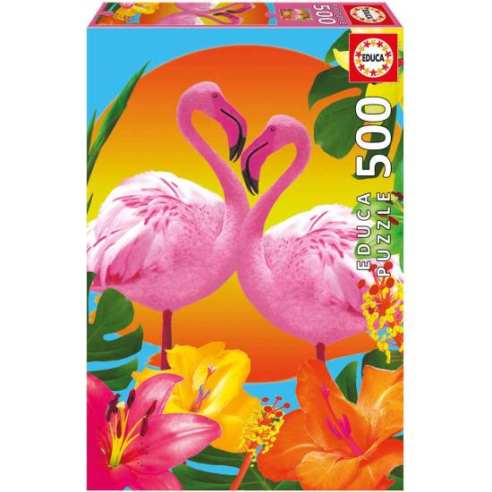 Puzzle Educa Flamingos 500 Peças