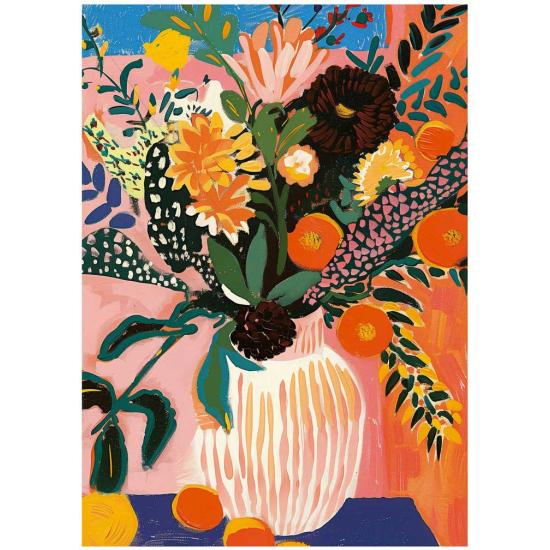 Puzzle Educa Flor Boho de 500 peças