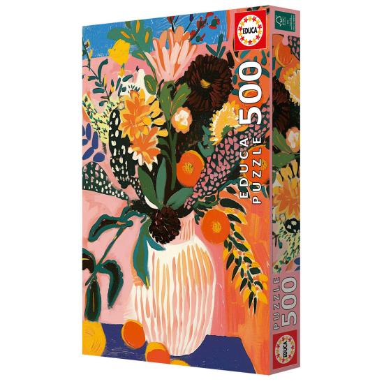 Puzzle Educa Flor Boho de 500 peças