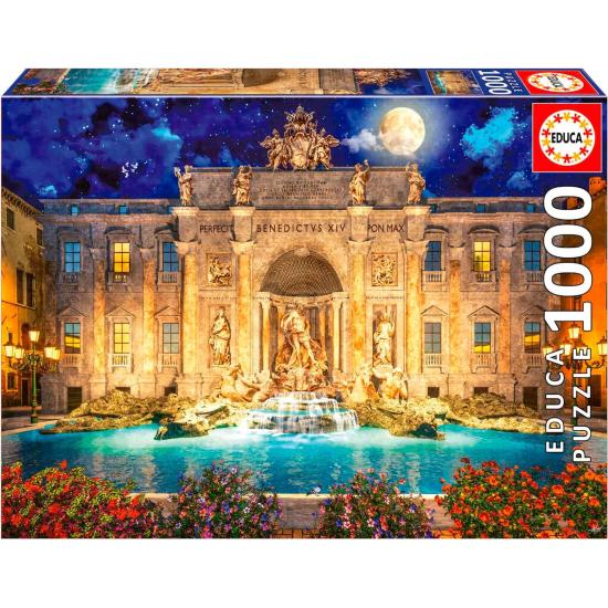 Puzzle Educa Fonte de Trevi de 1000 Peças Puzzle Educa Fonte de Trevi de 1000 Peças